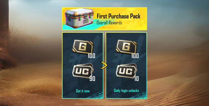 First Purchase Pack With 100AG & 90UC - Image 1